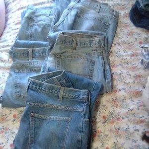 Men's blue jeans 36x29, 38x30